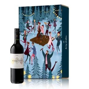 Julekalenderen med 24 små flasker vin