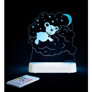 Aloka natlampen har energibesparende LED lys