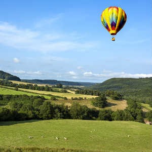 overrask med en eksklusiv ballonflyvning i gave