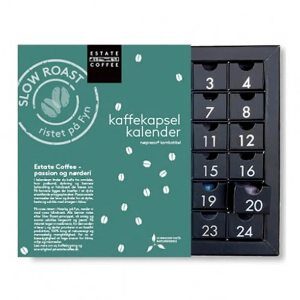 Kaffekapsel julekalender med nespresso-kompatible kaffekapsler