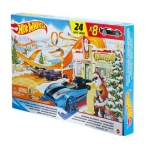 køb hotwheels julekalender med biler til drenge