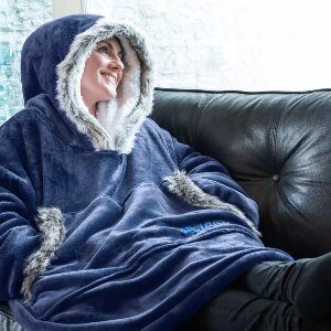 køb en fleece-hoodie fra Snug Rug i julegave til hende