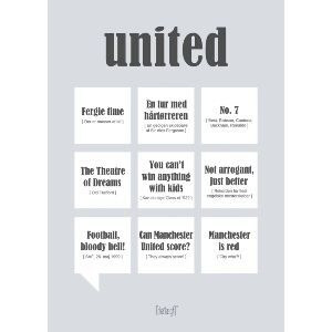 giv en united plakat i gave til ham