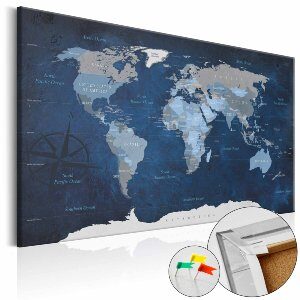 køb et trendy verdenskort til væggen