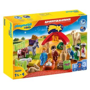 Giv den sjove legetøjsjulekalender med Playmobil
