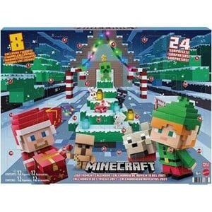 giv en sjov minecraft julekalender til børn